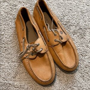 Sperry Men's Brown Leather Boat Shoes
